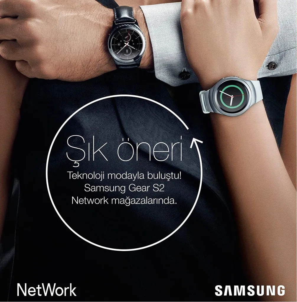 Samsung Gear S2 akıllı saatleri Network mağazalarında sergilemeye başladı