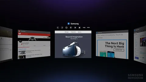 Samsung Gear VR için internet tarayıcısı çıktı
