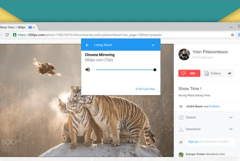 Chrome sekmeleri eklenti gerekmeden Chromecast’te yayınlanabilecek