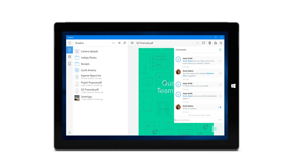 Yeni Dropbox Windows 10 uygulaması dosyaları yüz tanıma ile koruyor