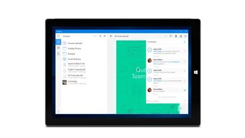 Yeni Dropbox Windows 10 uygulaması dosyaları yüz tanıma ile koruyor
