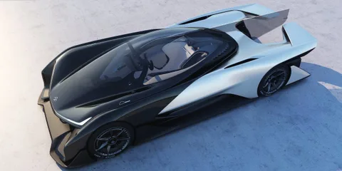 Faraday Future FFZERO1 konsept elektrikli otomobil gösterildi