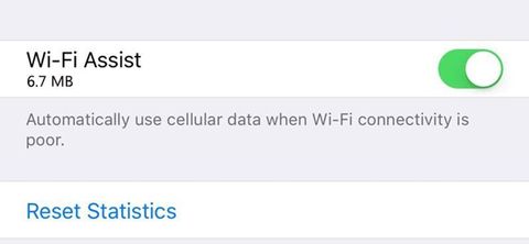 Wi-Fi Yardımı’na iOS 9.3 ile birlikte veri sayacı ekleniyor