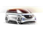 Volkswagen elektrikli minivan konsepti BUDD-e’yi CES’te sergiliyor