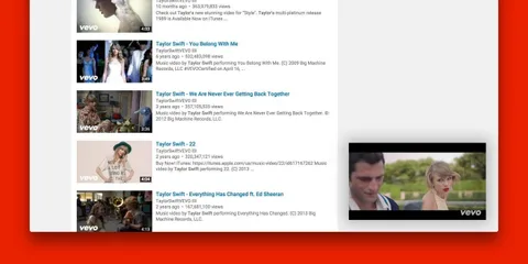 YouTube eklentisi ile bir yandan video izleyin bir yandan gezinin