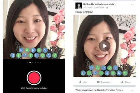 Facebook kısa videolar ile doğum günü kutlama imkanı sunuyor