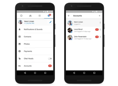 Facebook Messenger Android uygulaması çoklu hesap desteği sunuyor