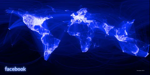 Facebook yapay zeka ile dünyanın nüfus yoğunluğu haritasını çıkardı