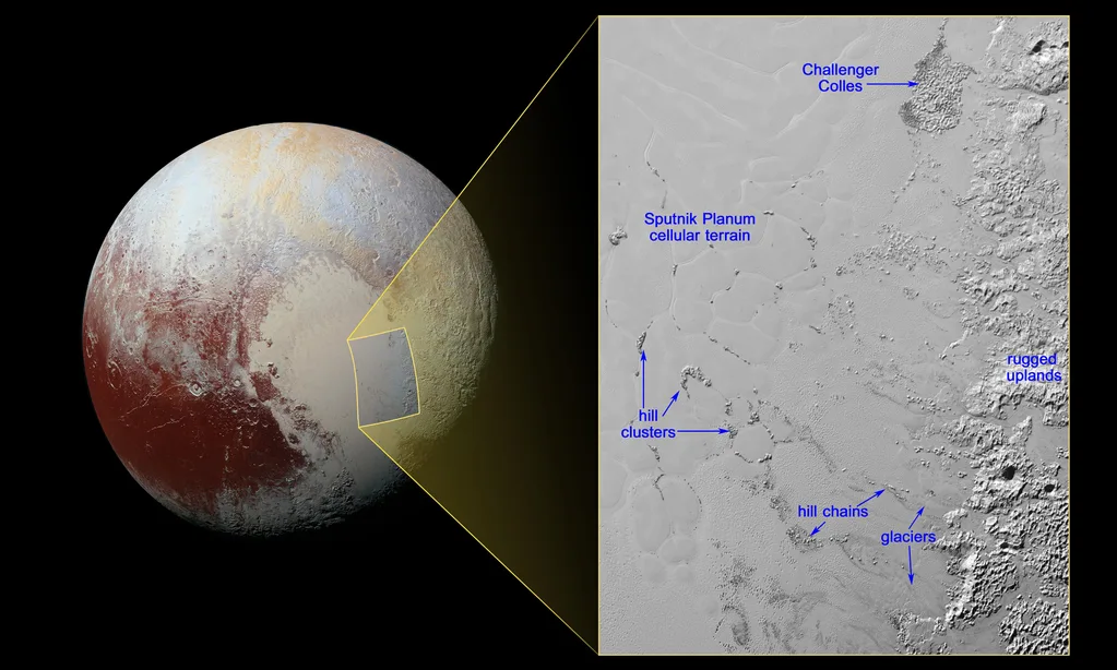 NASA Plüton yüzeyinde buz dağları keşfetti