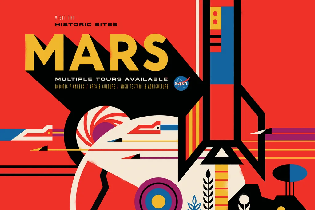 NASA uzay turizmi posterleri görenleri etkilemeyi başarıyor