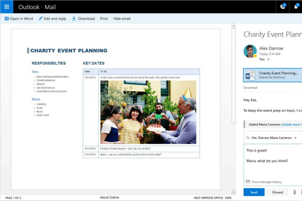 Microsoft Outlook.com için yeni tasarım ve özellikleri sundu