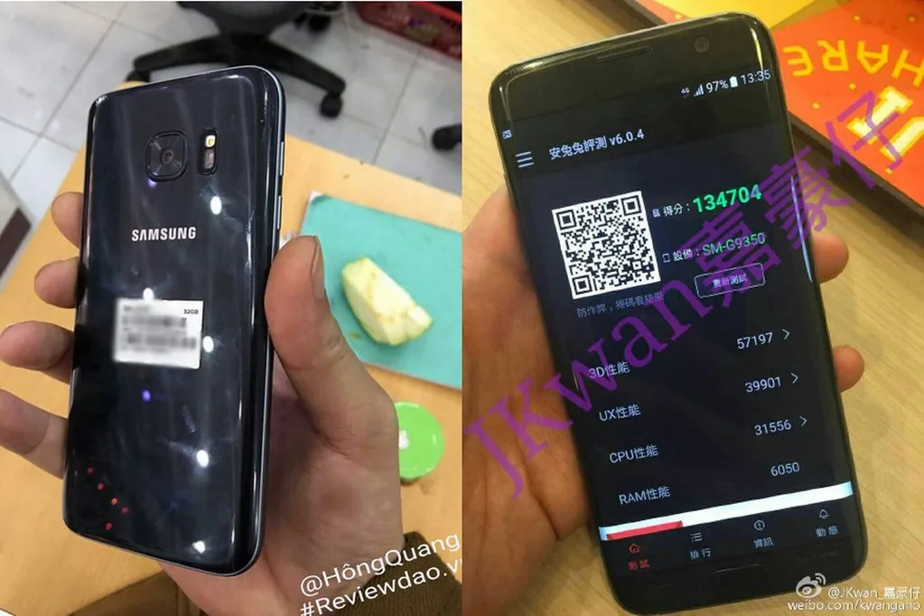 Samsung S7 ve S7 Edge telefonlarına ait gerçek hayattan sızıntılar