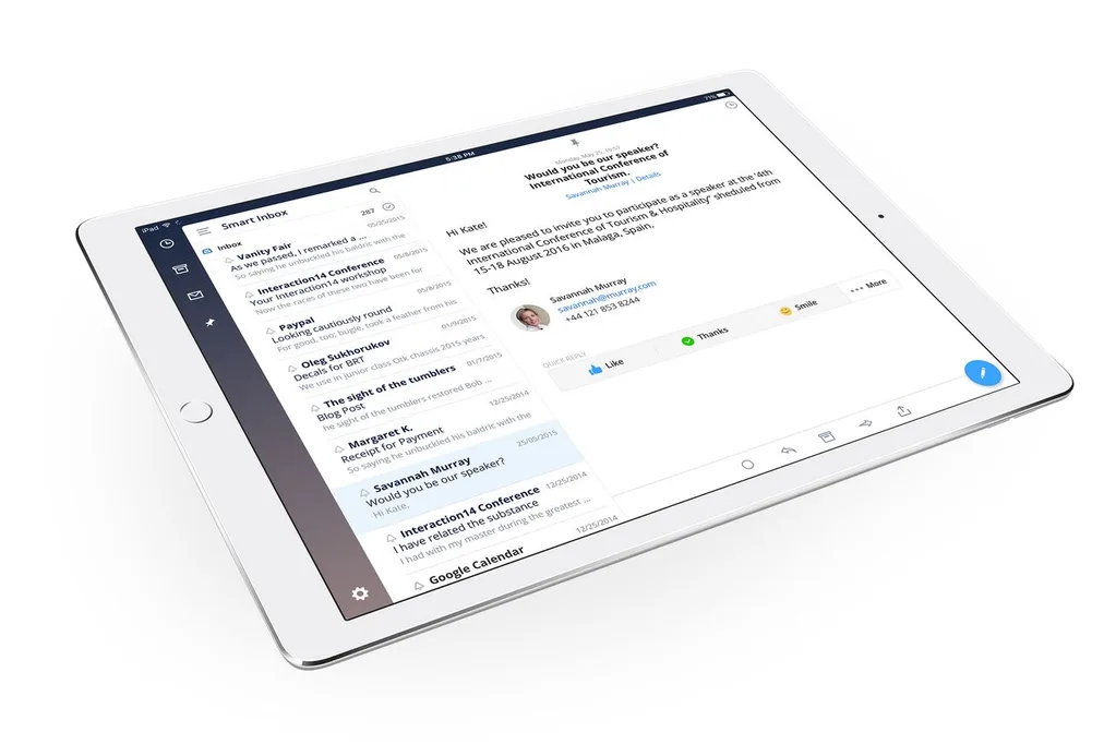 Özelleştirmeye odaklanan e-posta uygulaması Spark iPad’de