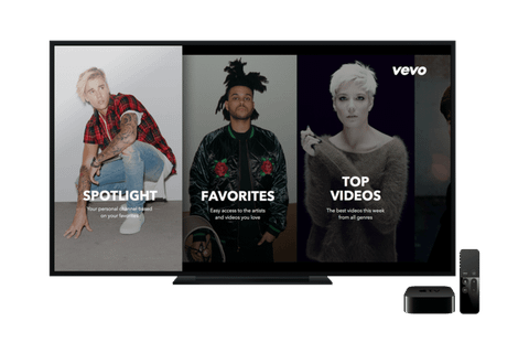Vevo Apple TV ve Android uygulamalarına kişiselleştirme özellikleri eklendi