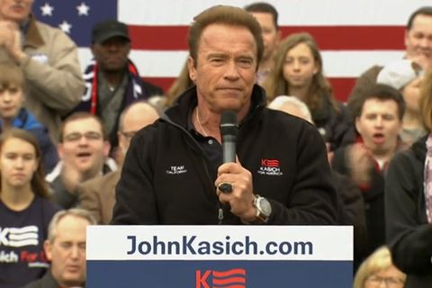 Arnold Schwarzenegger desteklediği adayı Snapchat’te açıkladı