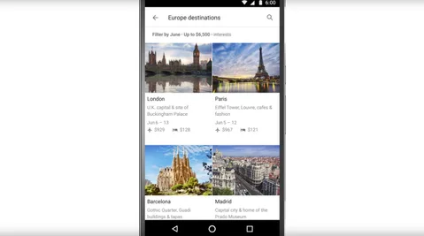 Google arama sonuç sayfasından tatil organizasyonunu mümkün kılıyor