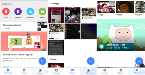 Google Fotoğraflar’a yeni düzenleme araçları, Android uygulamasına alt menü çubuğu