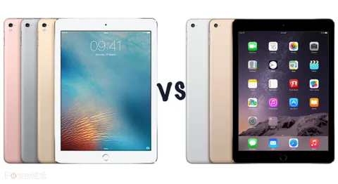 iPad Pro 9.7 ve iPad Air 2 karşı karşıya