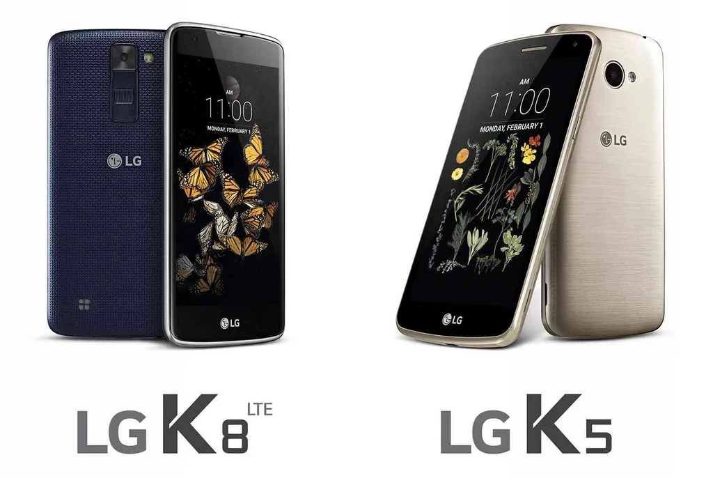 LG K8 ve K5 uygun fiyatlı K serisinin en yeni üyeleri
