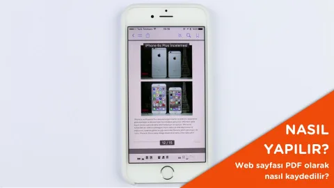 iPhone’da web sayfası PDF olarak nasıl kaydedilir? – Video