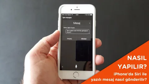 Siri ile iPhone’da yazılı mesaj nasıl gönderilir? – Video