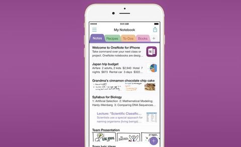 onenote ios