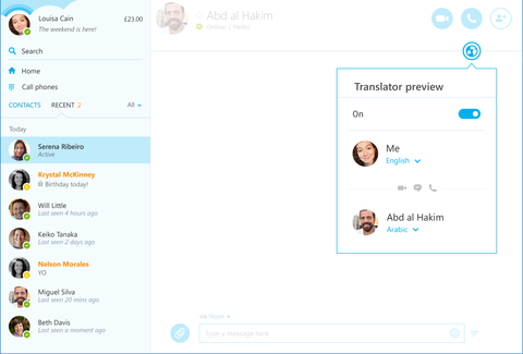 Skype Translator Arapça desteğine kavuştu
