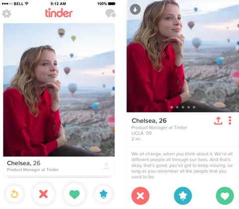 Tinder kullanıcılarının profil paylaşmalarını kolaylaştırıyor