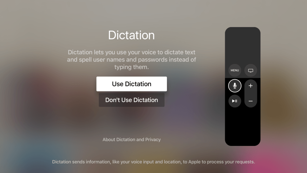 tvos 9.2 siri dikte