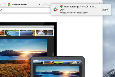 Chrome OS X’te Bildirim Merkezi ile entegre biçimde çalışacak