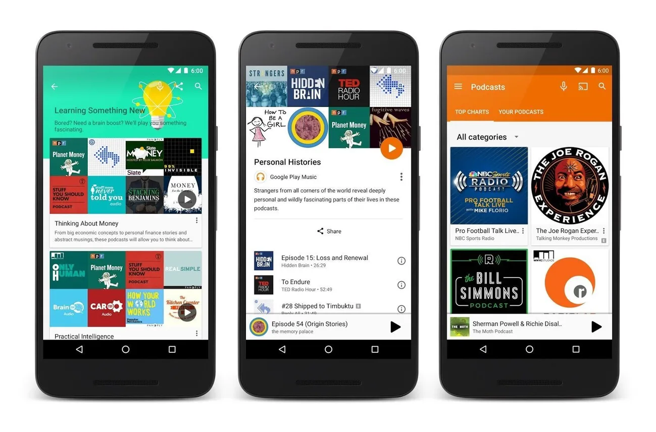 Google podcast uygulaması 60 Db’yi geliştiren şirketi satın aldı