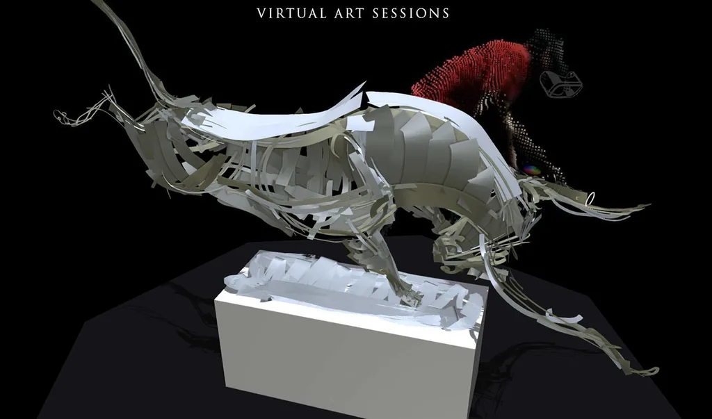 Google Tilt Brush uygulamasının yeteneklerini sergiliyor