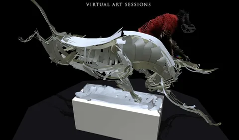 Google Tilt Brush uygulamasının yeteneklerini sergiliyor