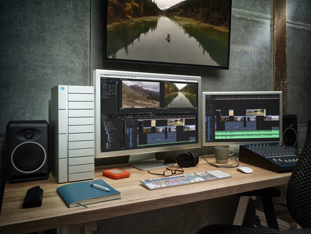 LaCie 12big 96 TB videoyu 2600 MB/s hızla depolayabiliyor