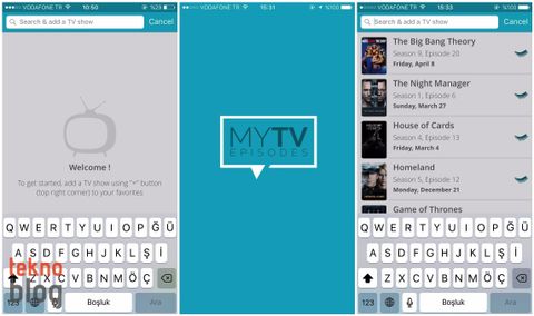 My TV Episodes: Sevdiğiniz dizileri kaçırmayın