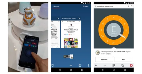 Opera Android uygulaması ile BB-8 kontrol edilebiliyor
