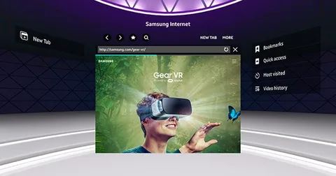 Samsung Gear VR internet tarayıcısı WebVR desteğine kavuştu