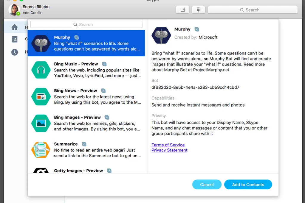 Skype Bot’ları şimdi Mac’te
