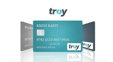 TROY ödeme yöntemi ile çalışan kredi kartları kullanıma sunuluyor