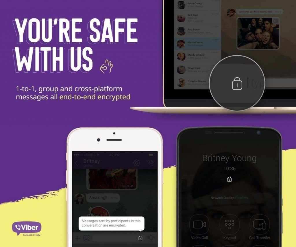 viber telefon gorusmesi mesajlasma sifreleme