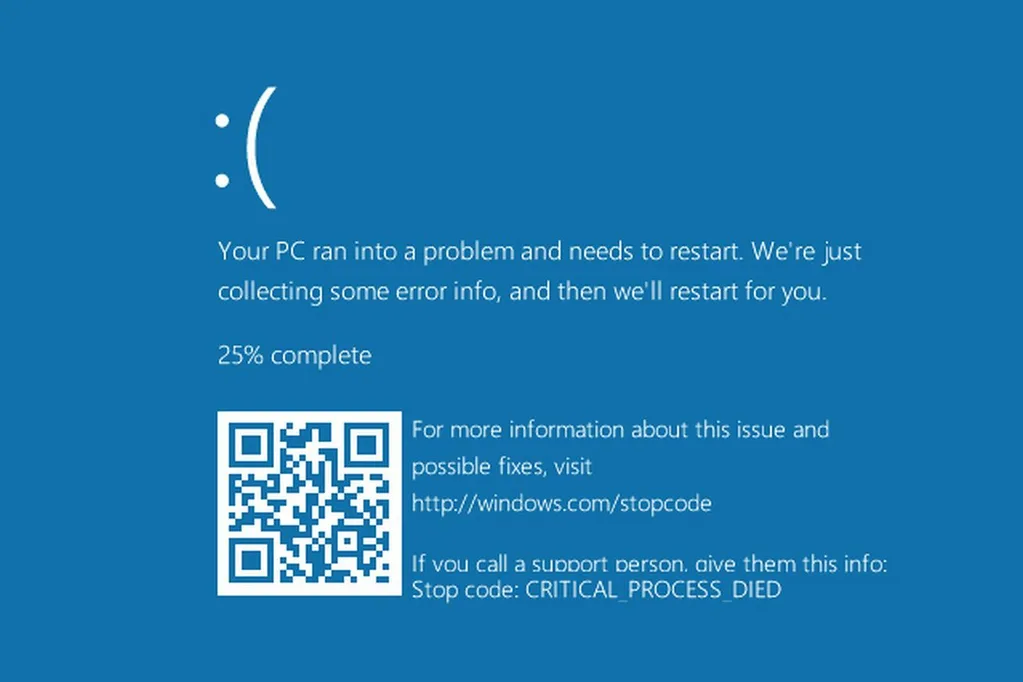 Windows 10 mavi ekranlarına QR kodları ekleniyor