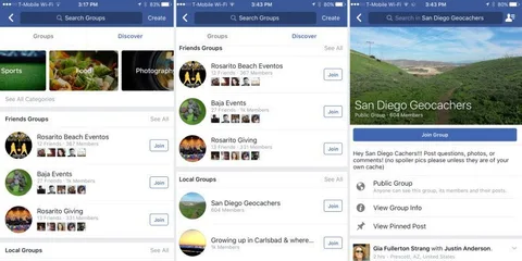 Facebook Grupları için keşif özelliği test ediliyor