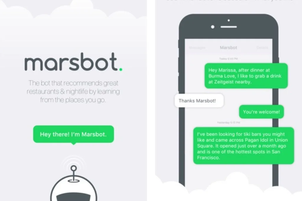 Foursquare Marsbot ile bot işine giriyor