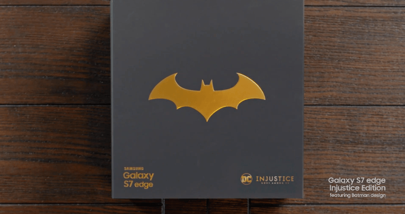 Samsung Galaxy S7 edge Injustice Edition Batman’den esinleniyor