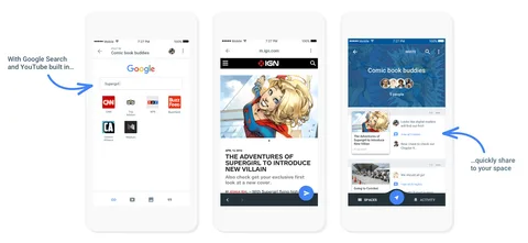 Google Spaces ile grup paylaşımlarını kolaylaştırmayı amaçlıyor
