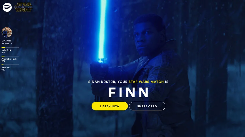 Spotify Star Wars gününü özel müzik listeleriyle kutluyor