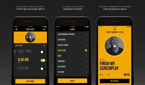 The Rock “Ertele” butonu olmayan alarm uygulaması yayınladı