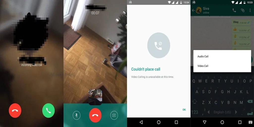 WhatsApp video görüşme özelliğini test ediyor