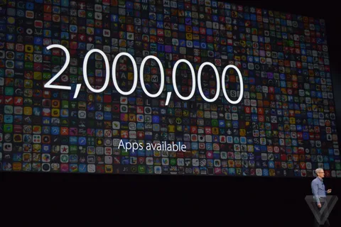 Apple App Store 2 milyondan fazla uygulama barındırıyor