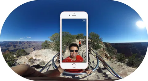 Facebook 360 derece fotoğrafları Haber Kaynağı içinde göstermeye başladı